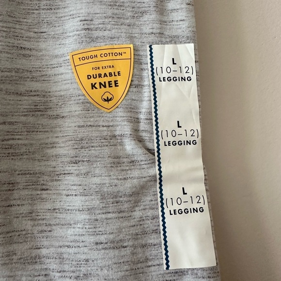 Girls Cat & Jack gray leggings 10-12 NWT - Picture 2 of 3
